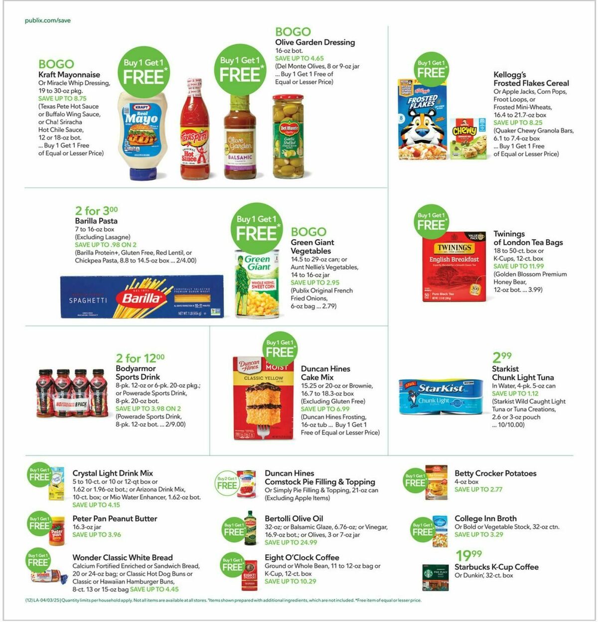 Publix Weekly Ad from April 3