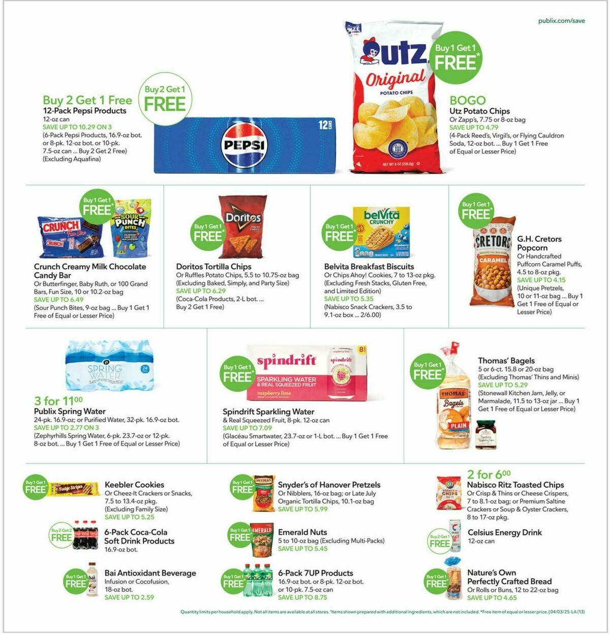 Publix Weekly Ad from April 3