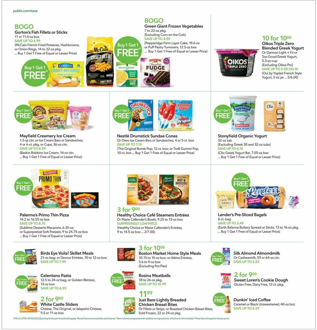 Publix Weekly Ad from April 3