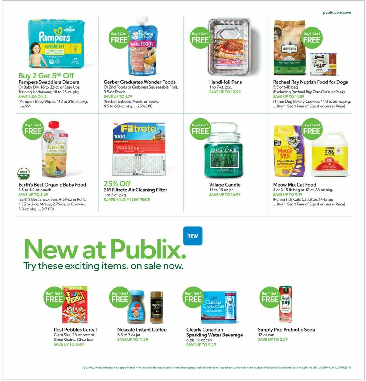 Publix Weekly Ad from April 3