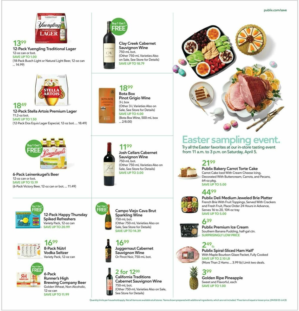 Publix Weekly Ad from April 3