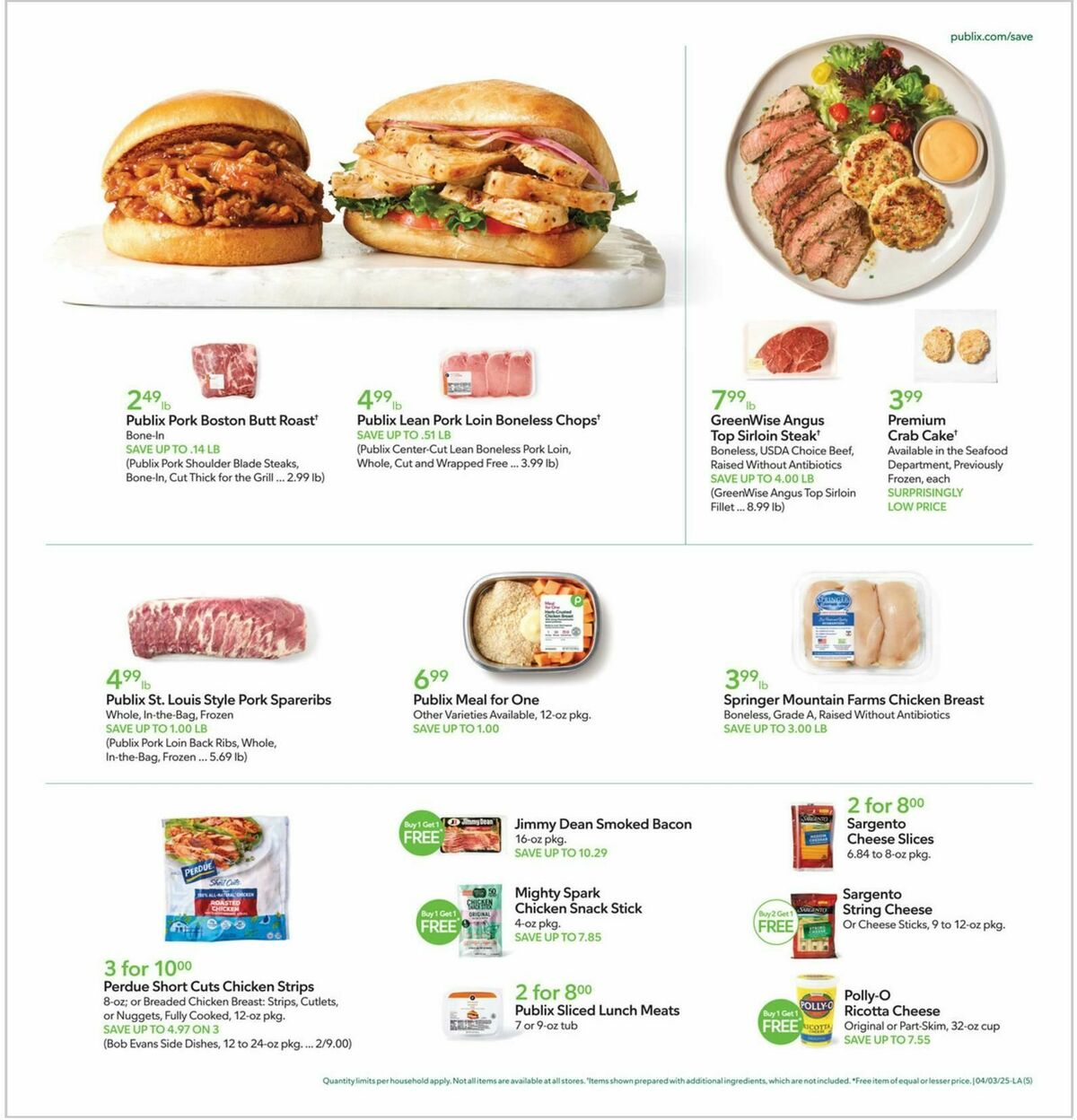 Publix Weekly Ad from April 3