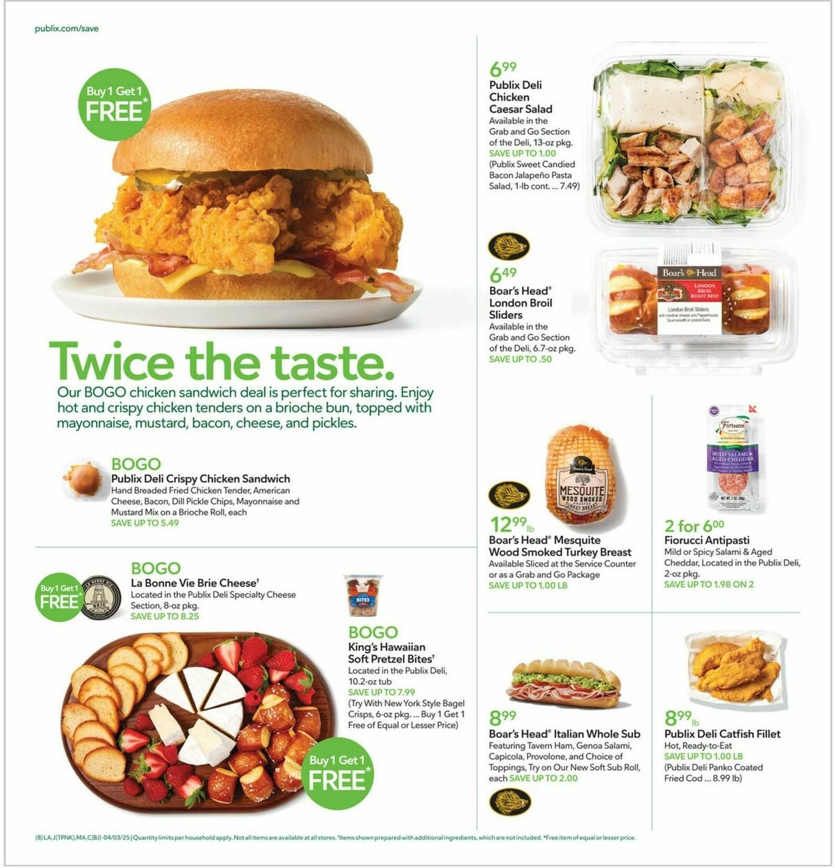Publix Weekly Ad from April 3