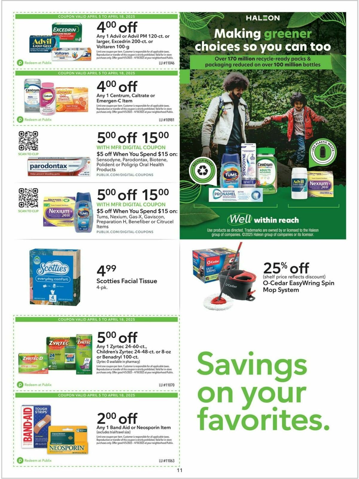 Publix Extra Savings Weekly Ad from April 5
