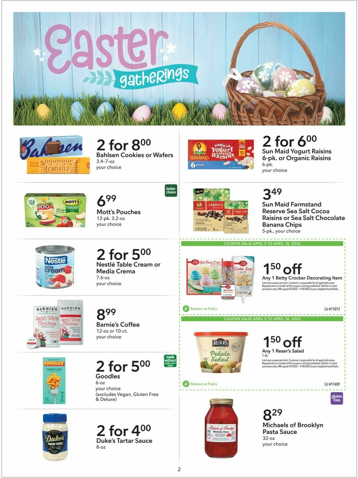 Publix Extra Savings Weekly Ad from April 5