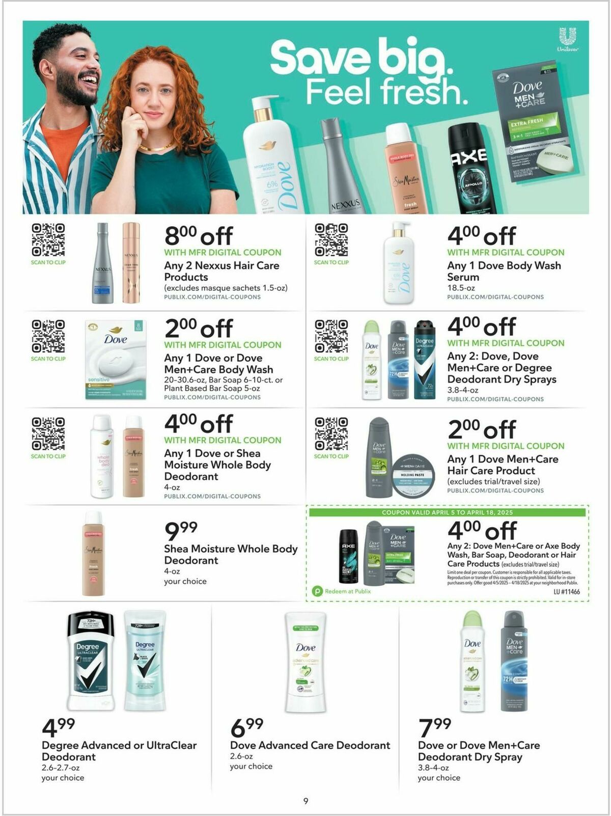 Publix Extra Savings Weekly Ad from April 5