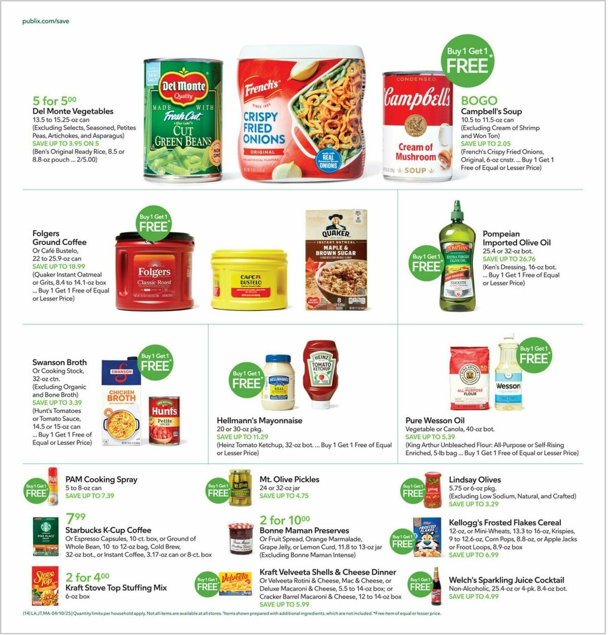 Publix Weekly Ad from April 10