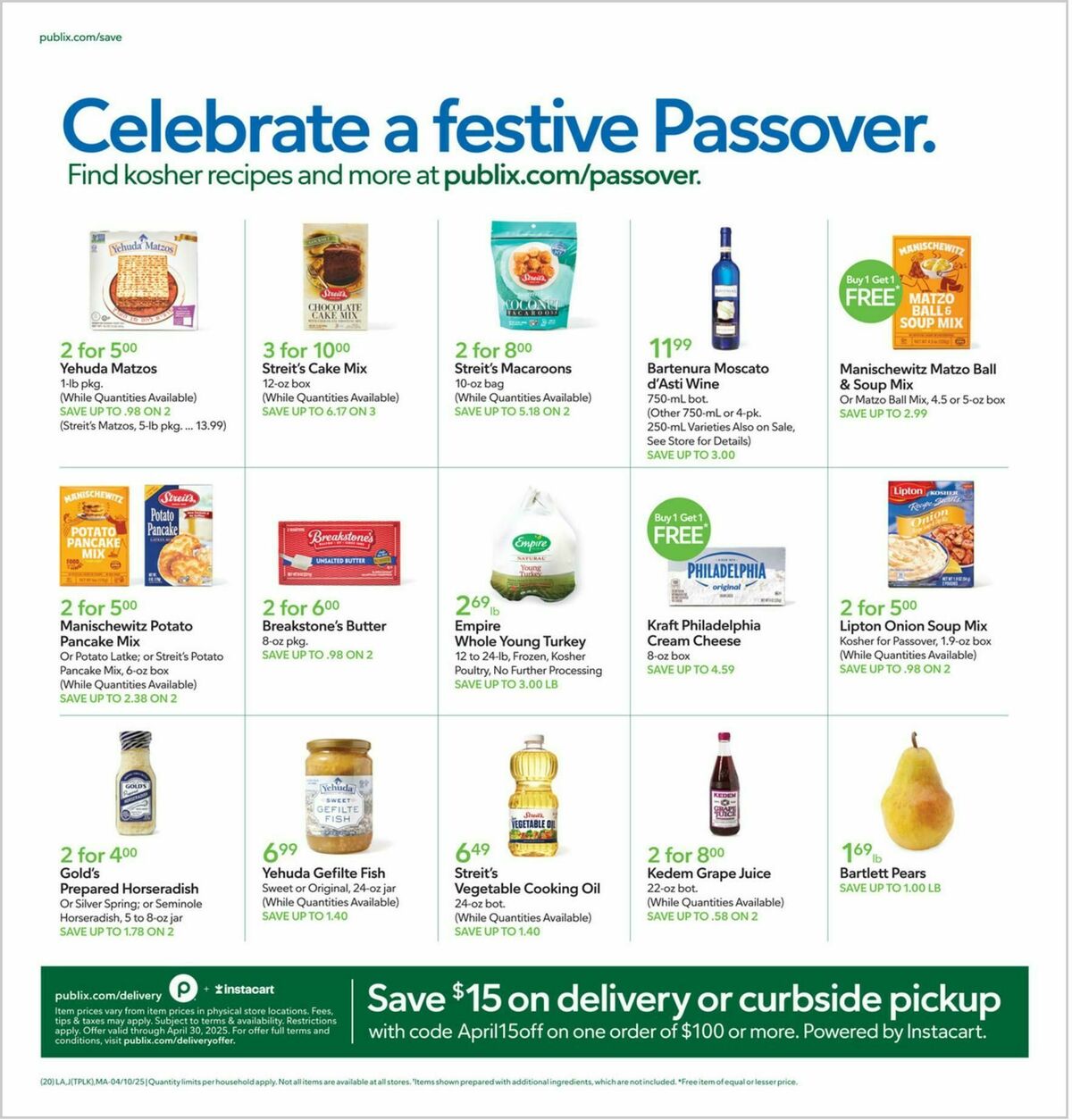 Publix Weekly Ad from April 10