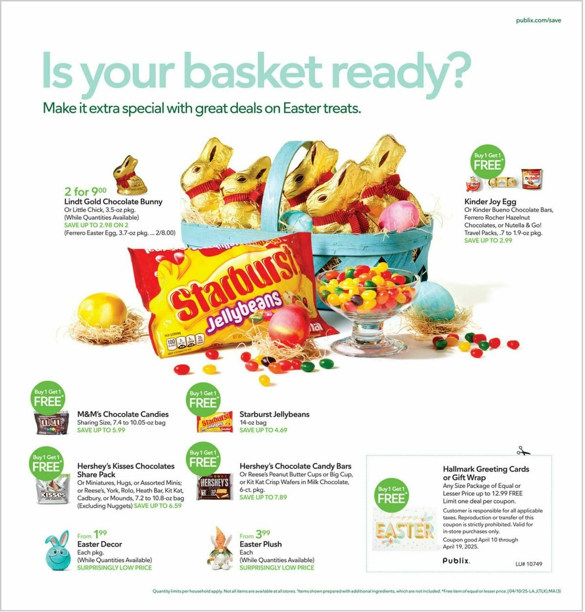 Publix Weekly Ad from April 10