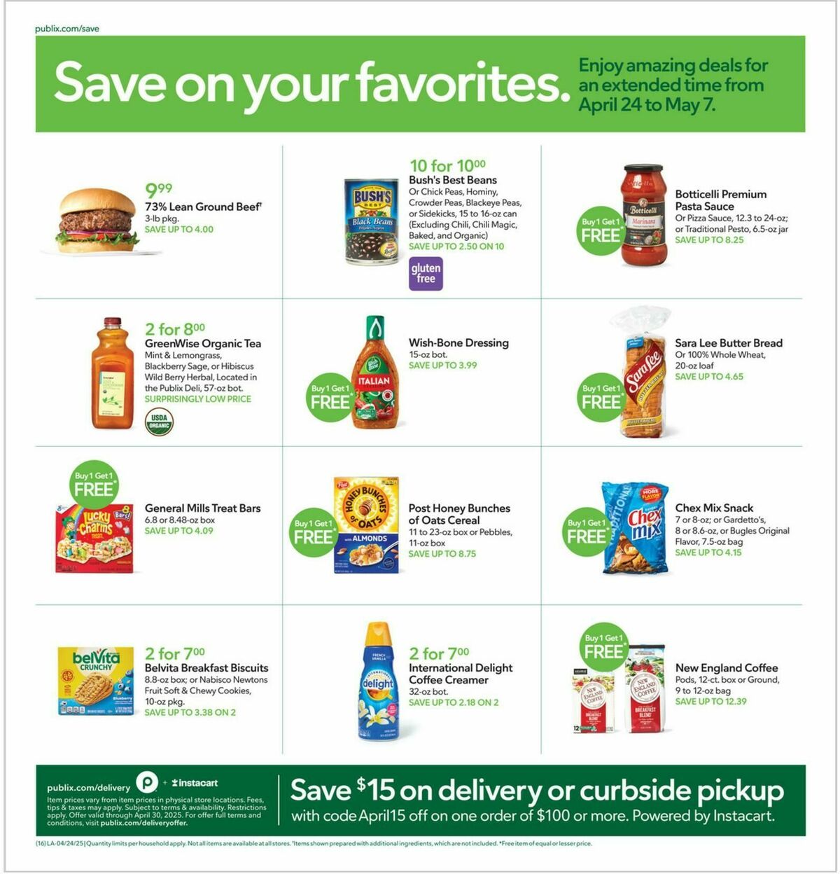 Publix Weekly Ad from April 24