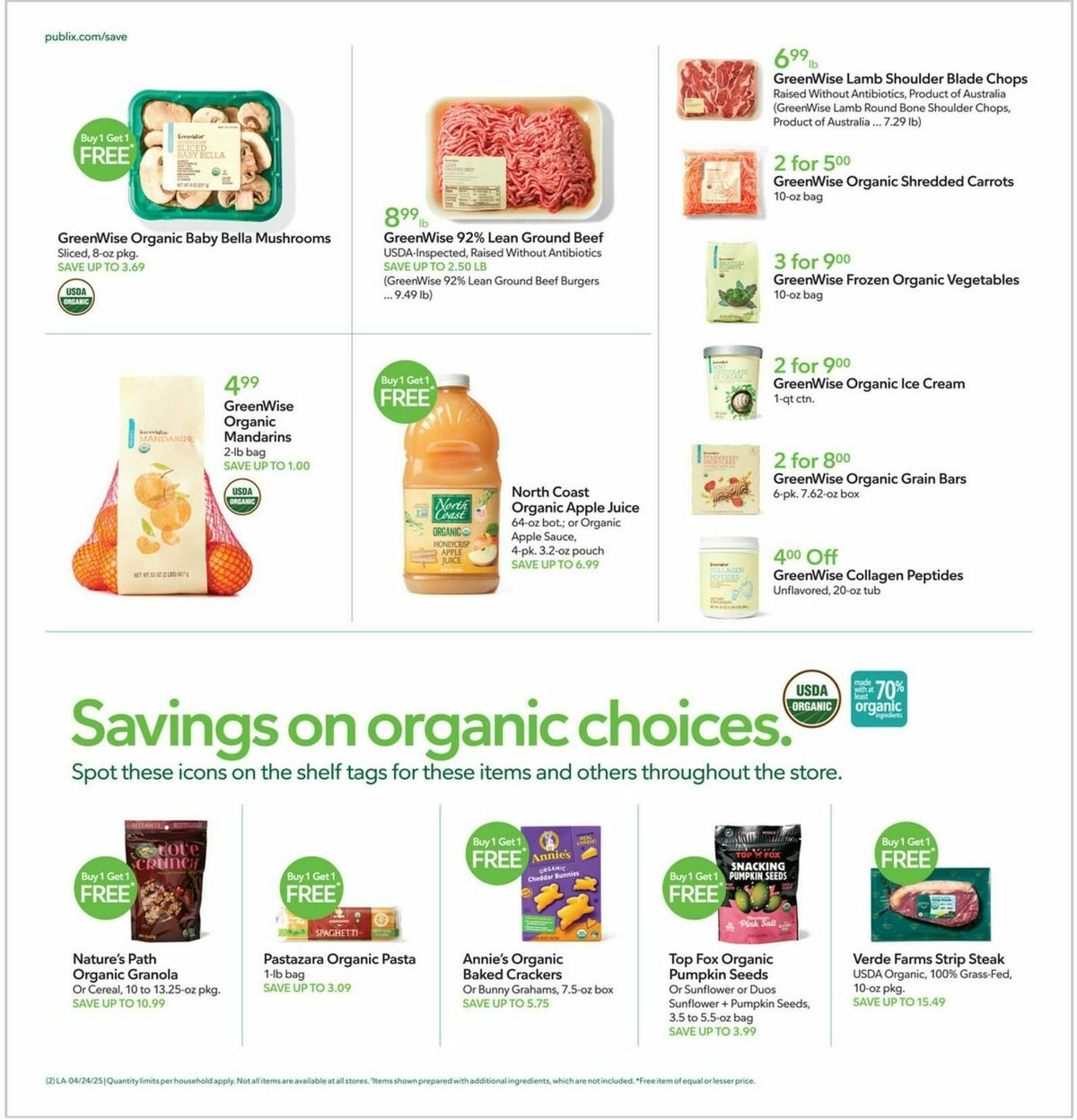 Publix Weekly Ad from April 24