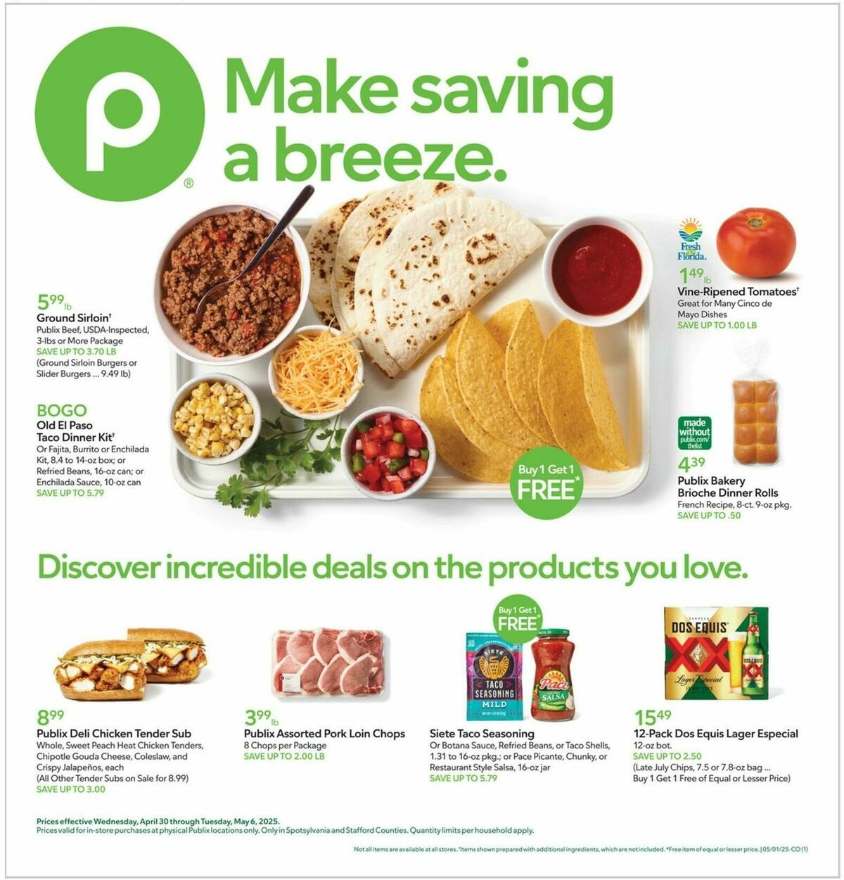 Publix Weekly Ad from April 30