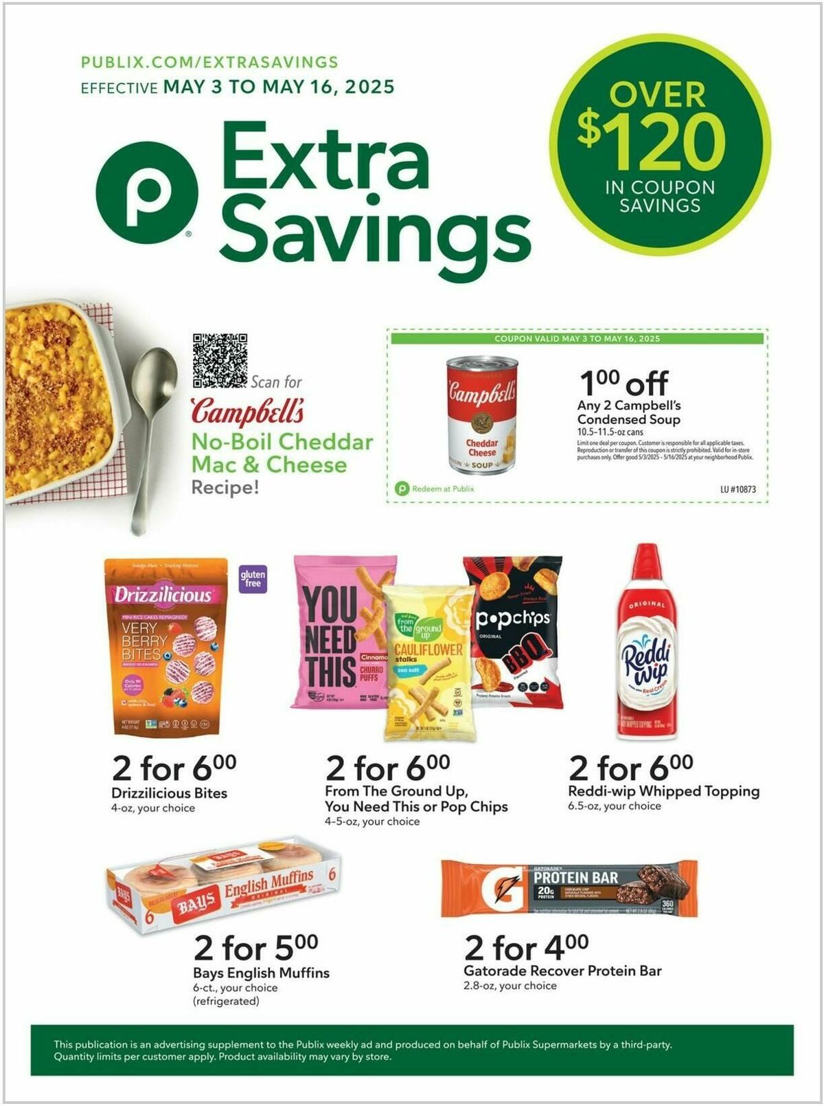 Publix Extra Savings Weekly Ad from May 3