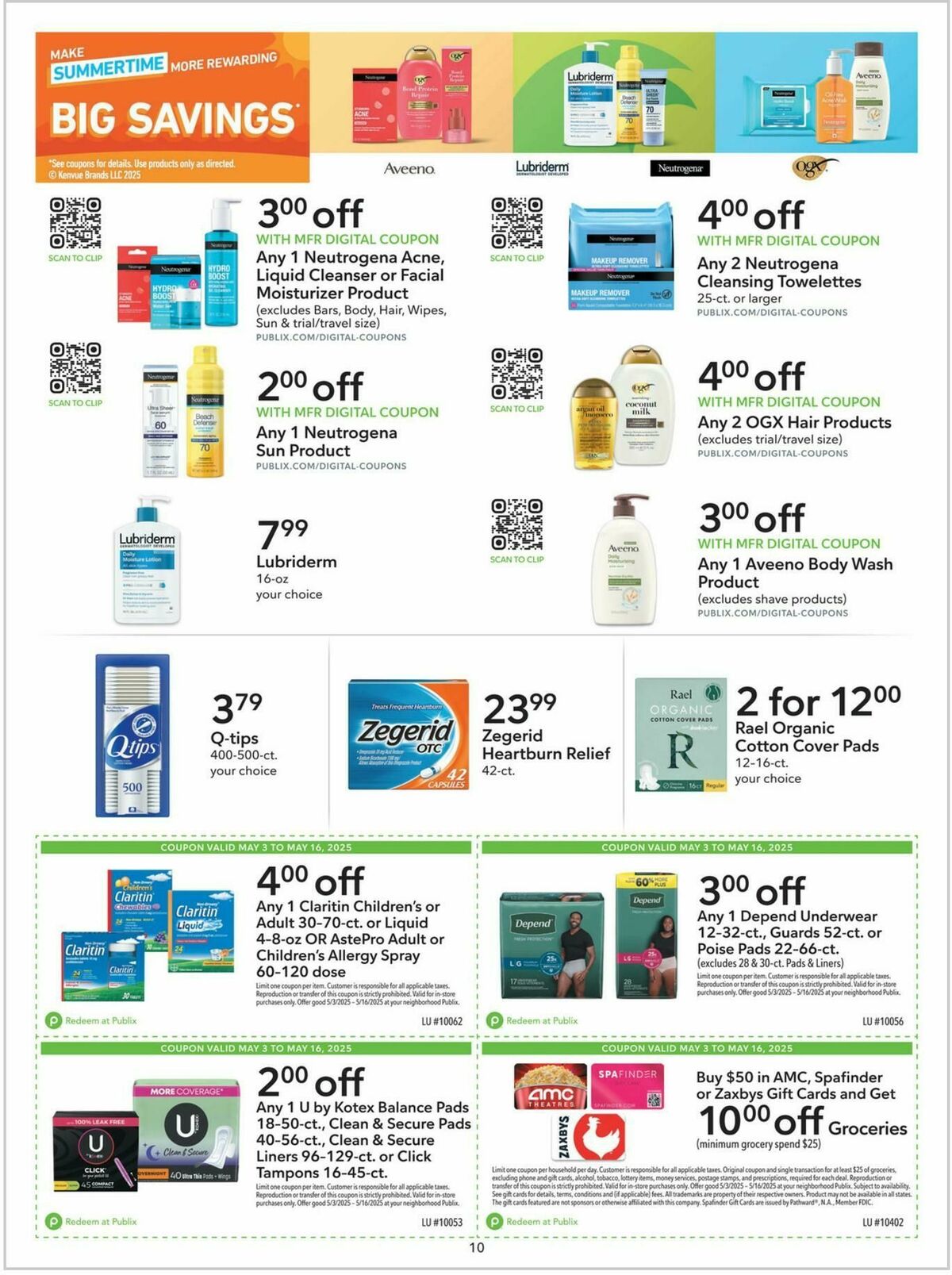 Publix Extra Savings Weekly Ad from May 3