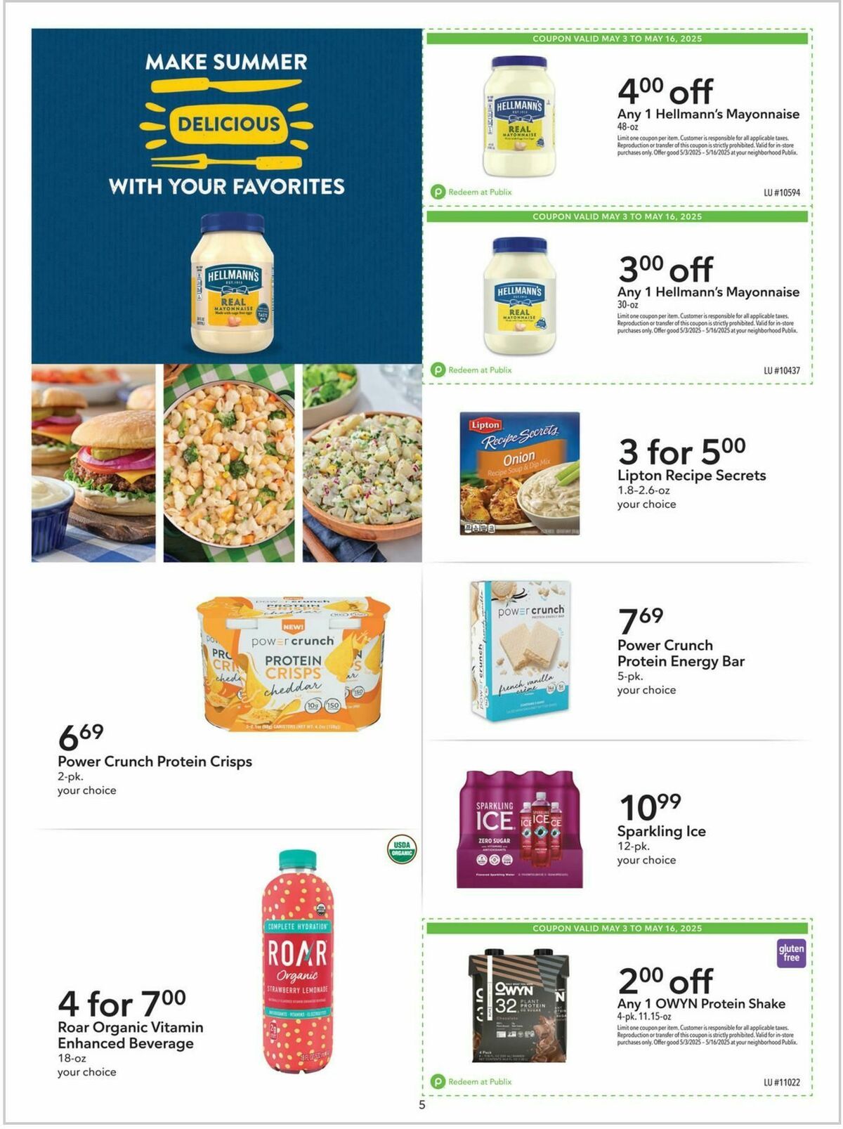 Publix Extra Savings Weekly Ad from May 3