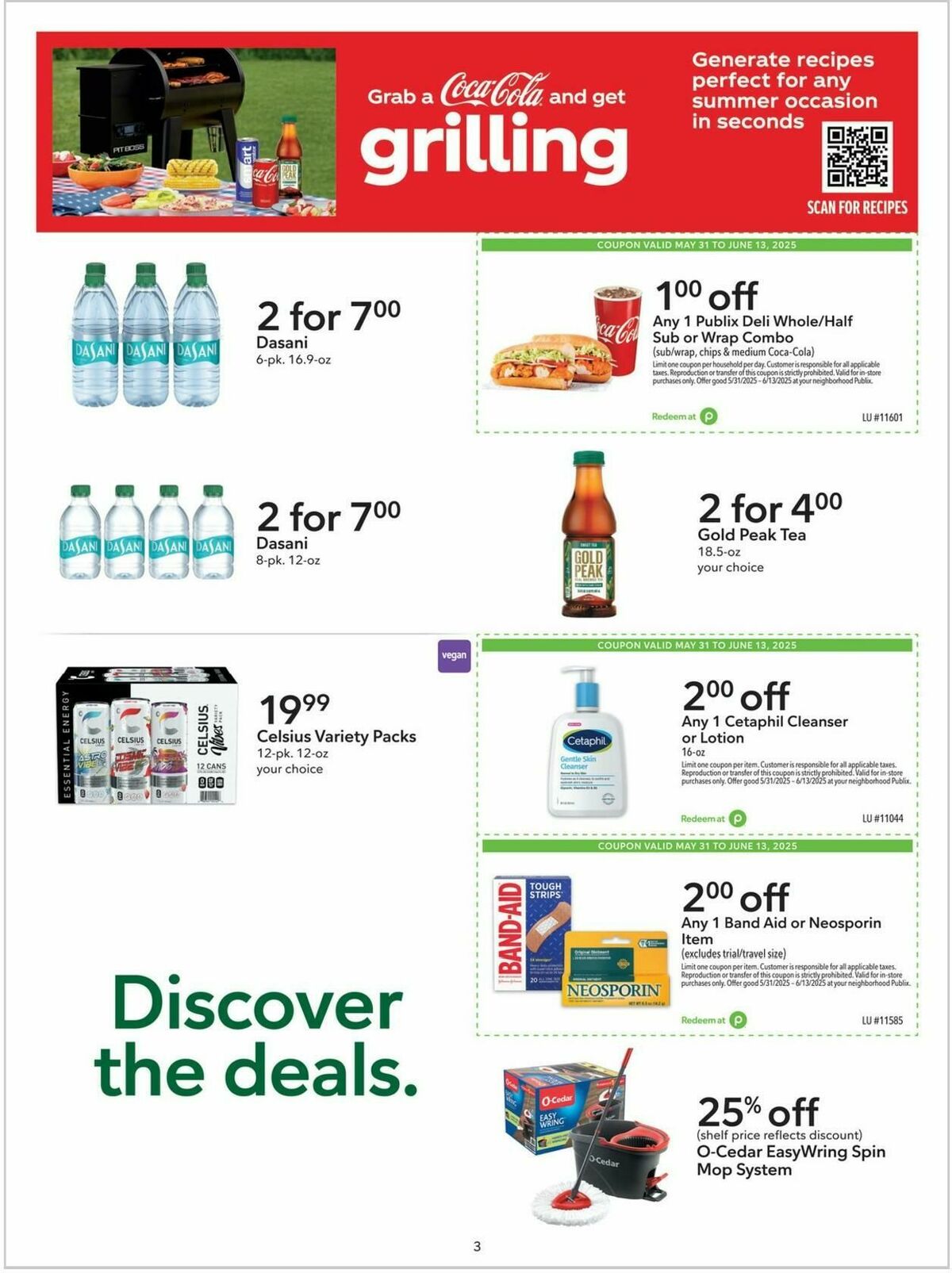 Publix Extra Savings Weekly Ad from May 31