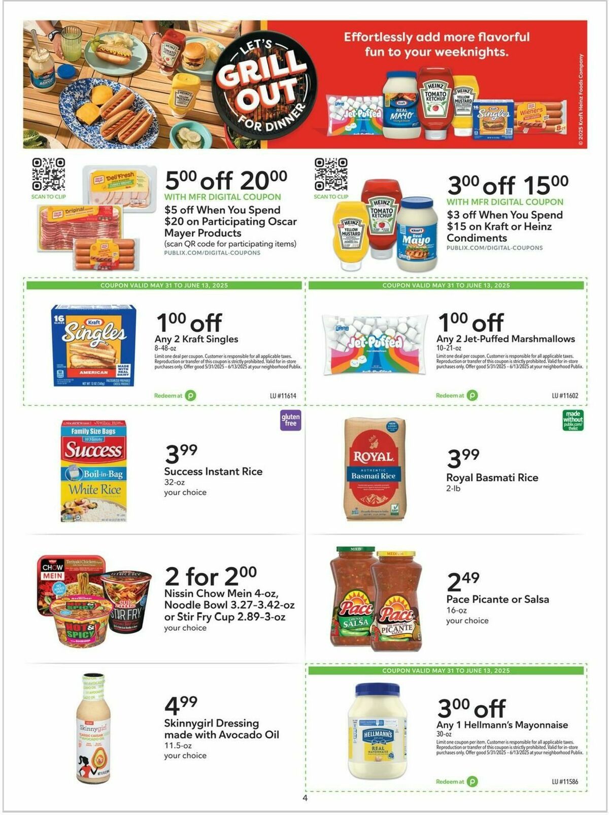 Publix Extra Savings Weekly Ad from May 31