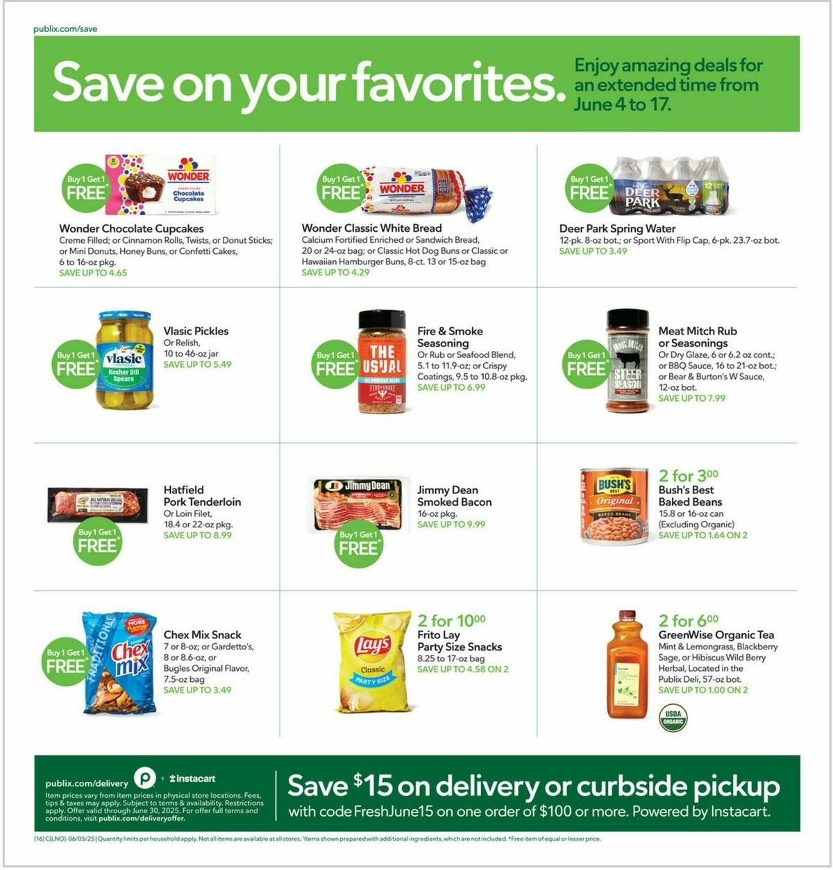 Publix Weekly Ad from June 4