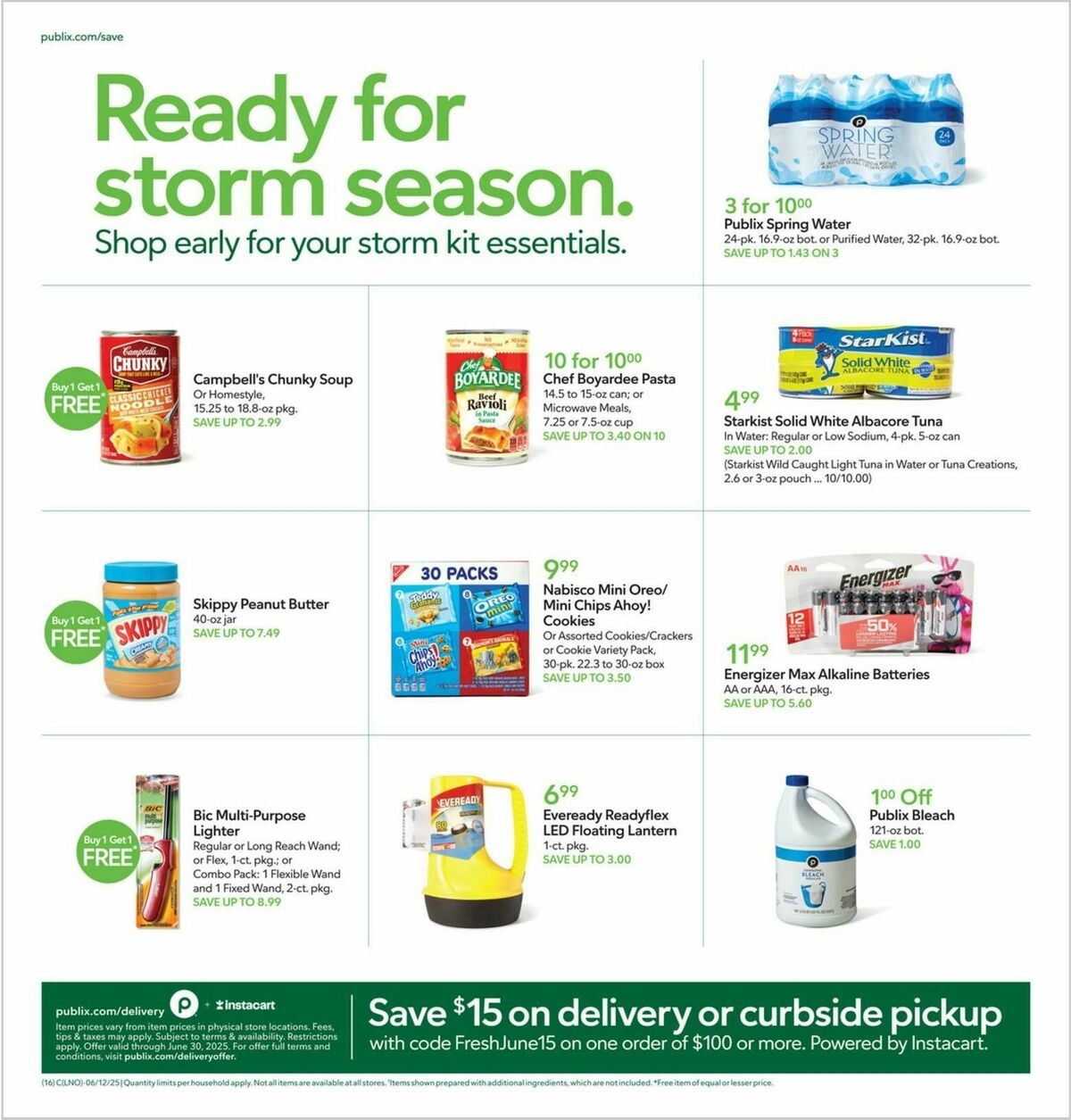 Publix Weekly Ad from June 11