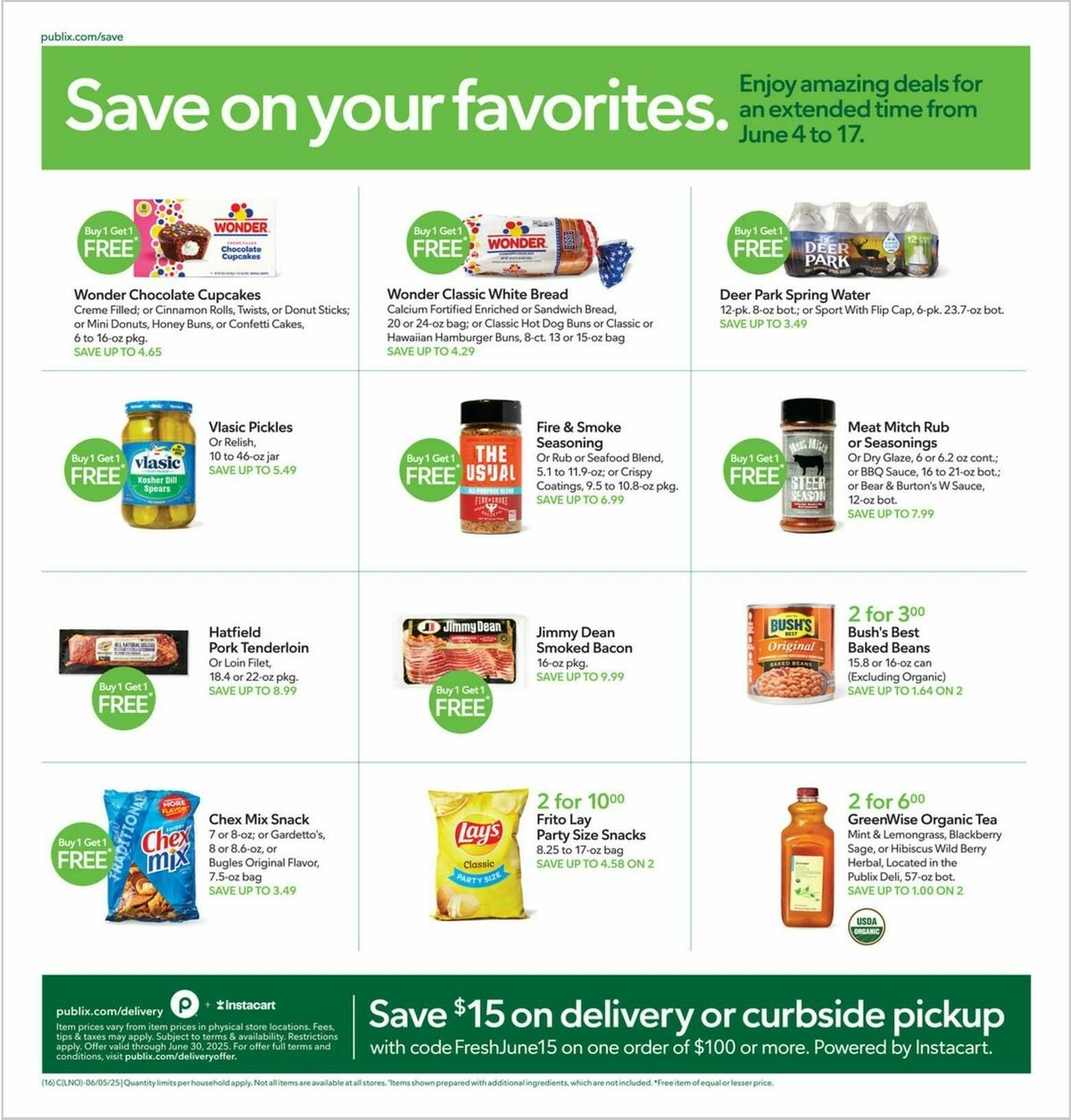 Publix Weekly Ad from June 11