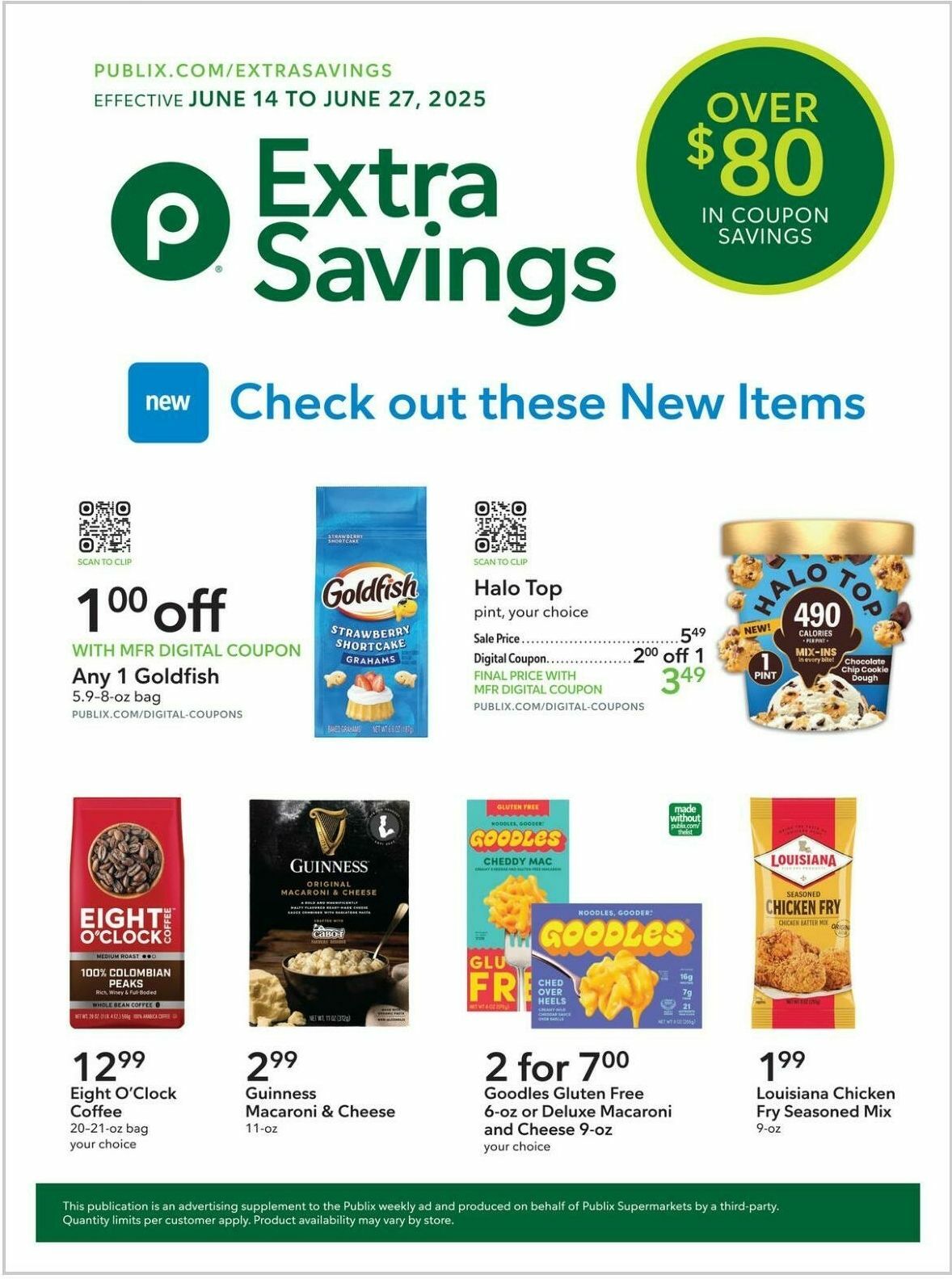 Publix Extra Savings Weekly Ad from June 14