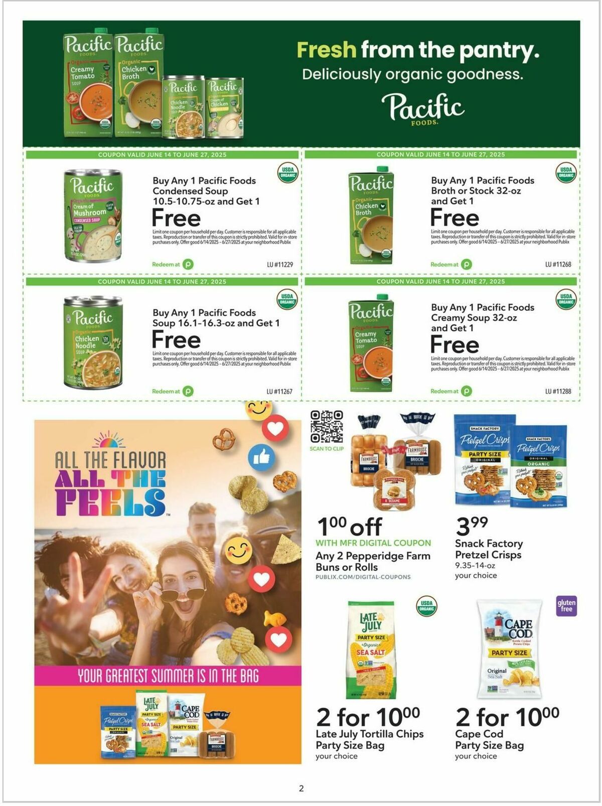Publix Extra Savings Weekly Ad from June 14