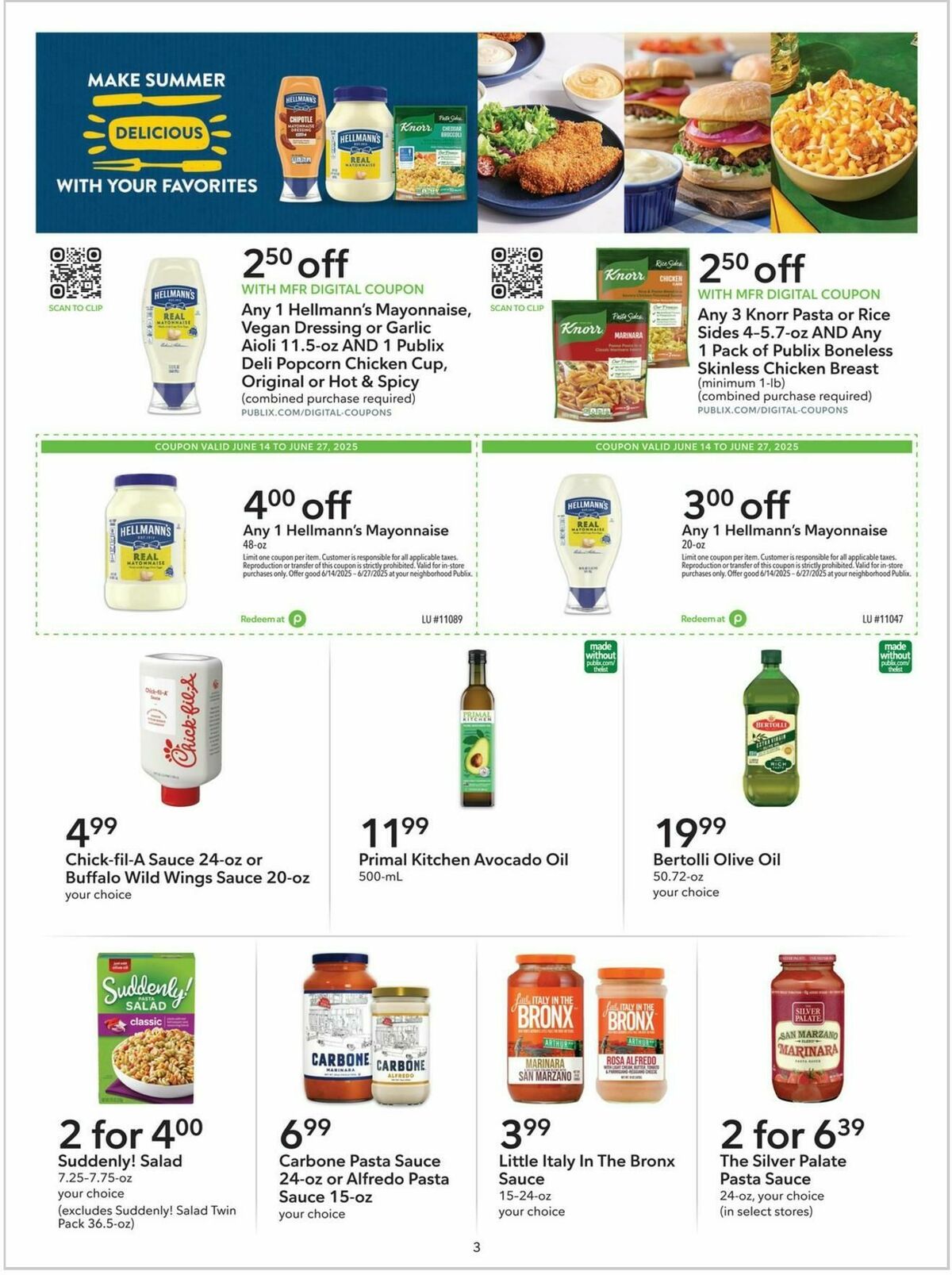 Publix Extra Savings Weekly Ad from June 14