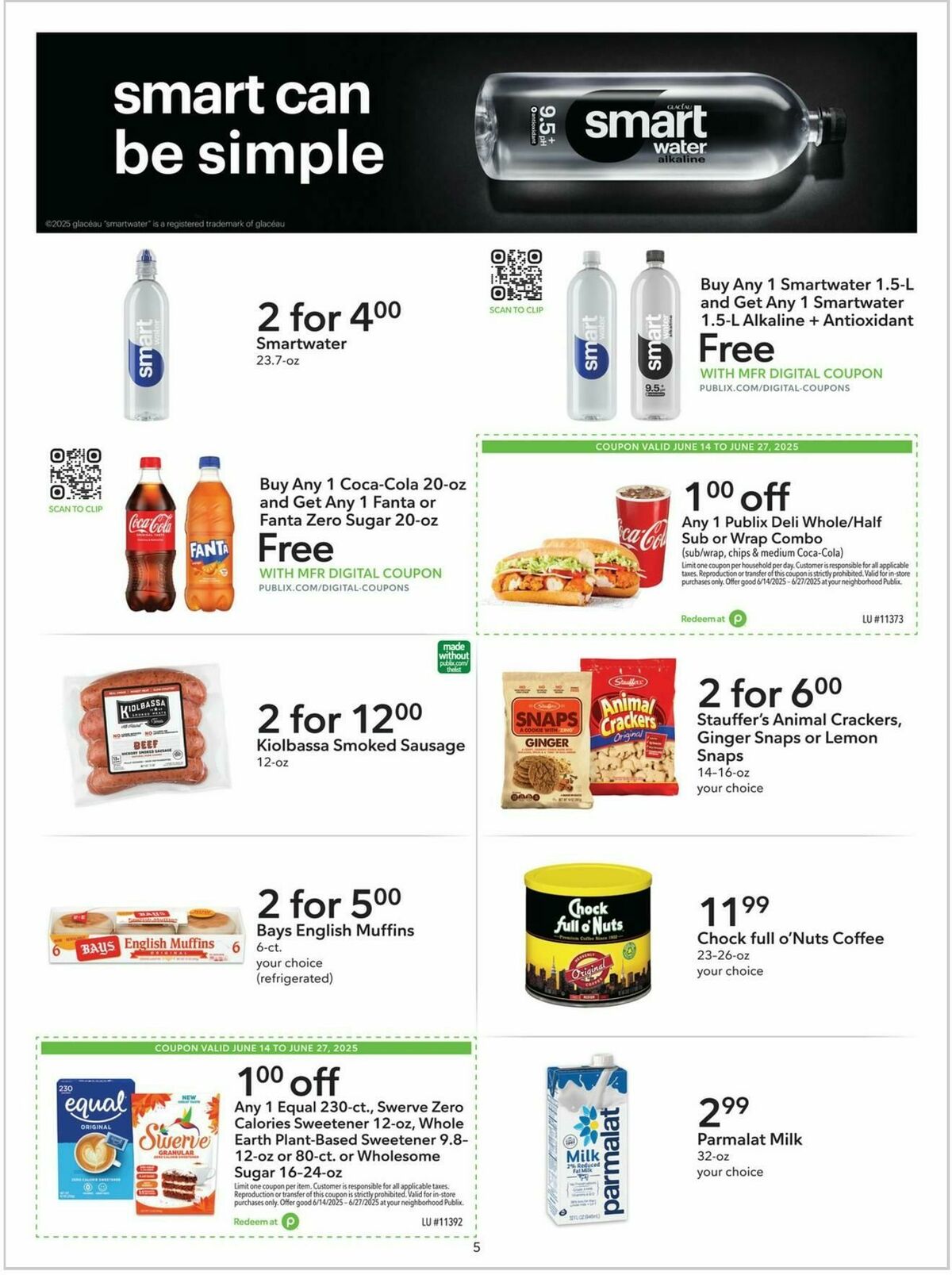 Publix Extra Savings Weekly Ad from June 14