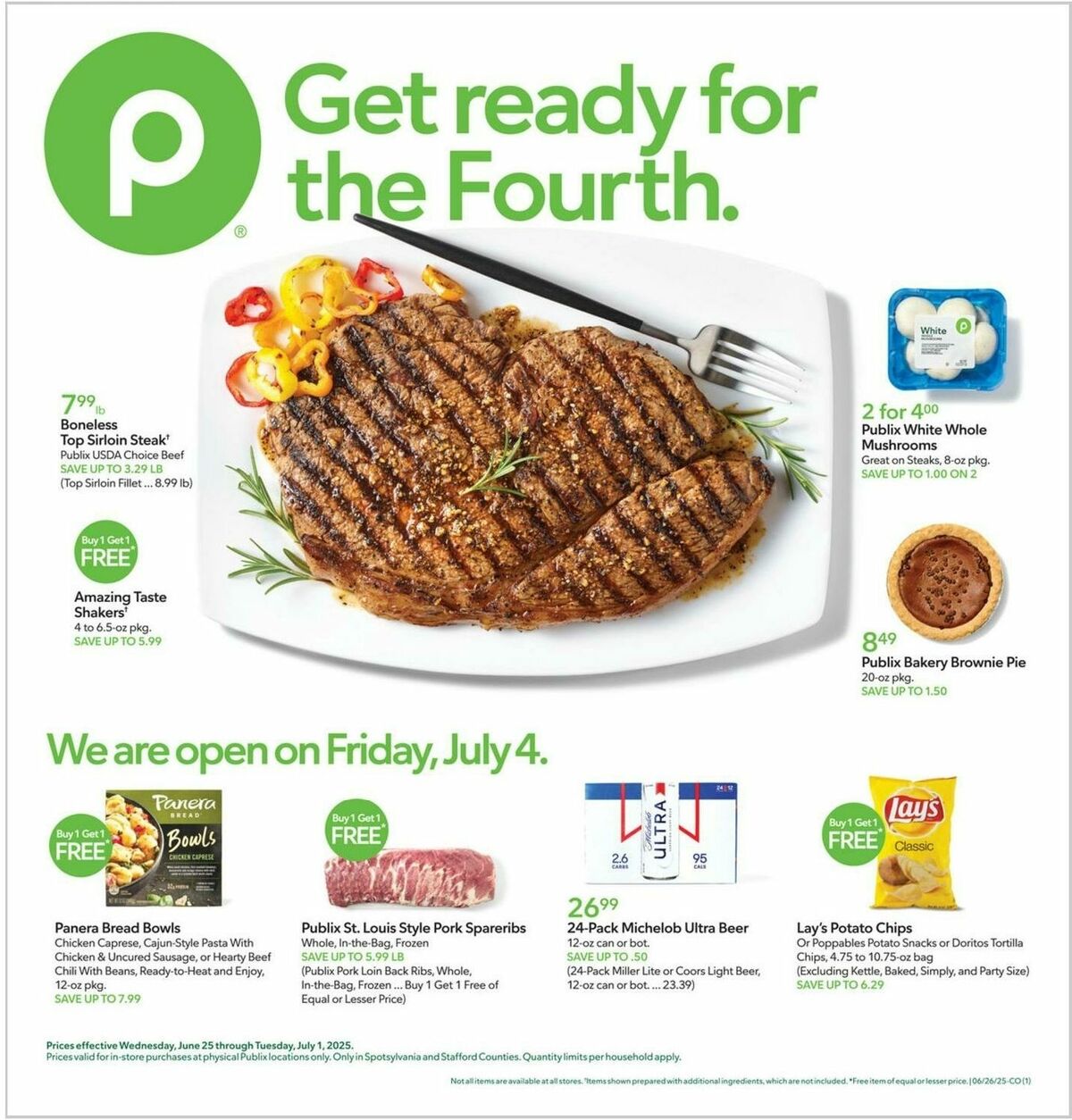 Publix Weekly Ad from June 25