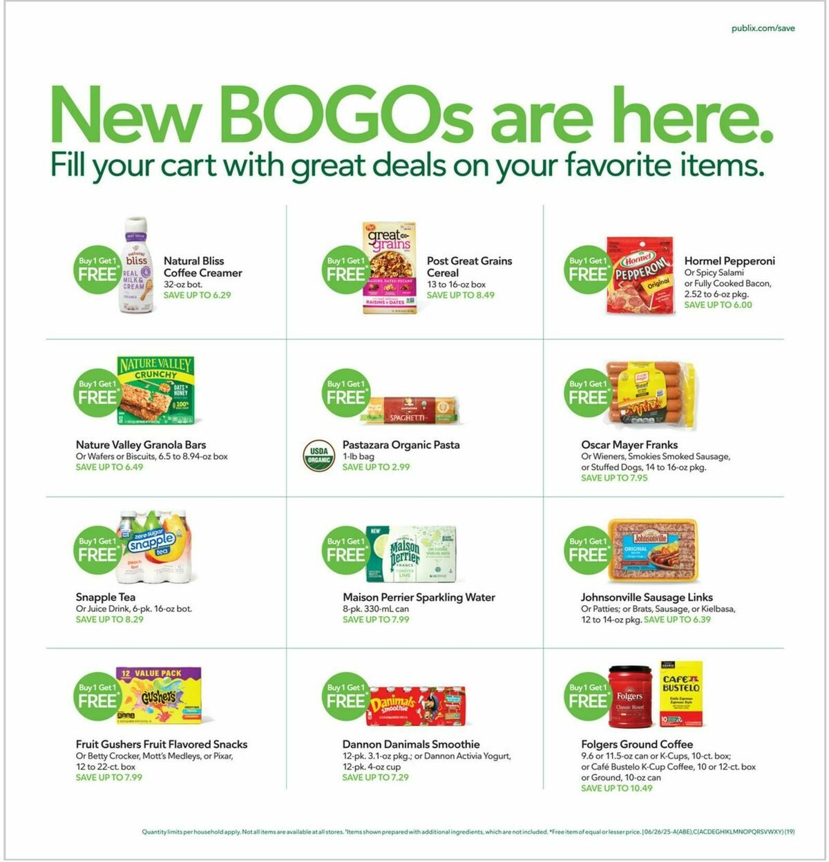 Publix Weekly Ad from June 25