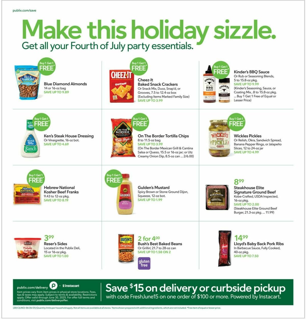 Publix Weekly Ad from June 25