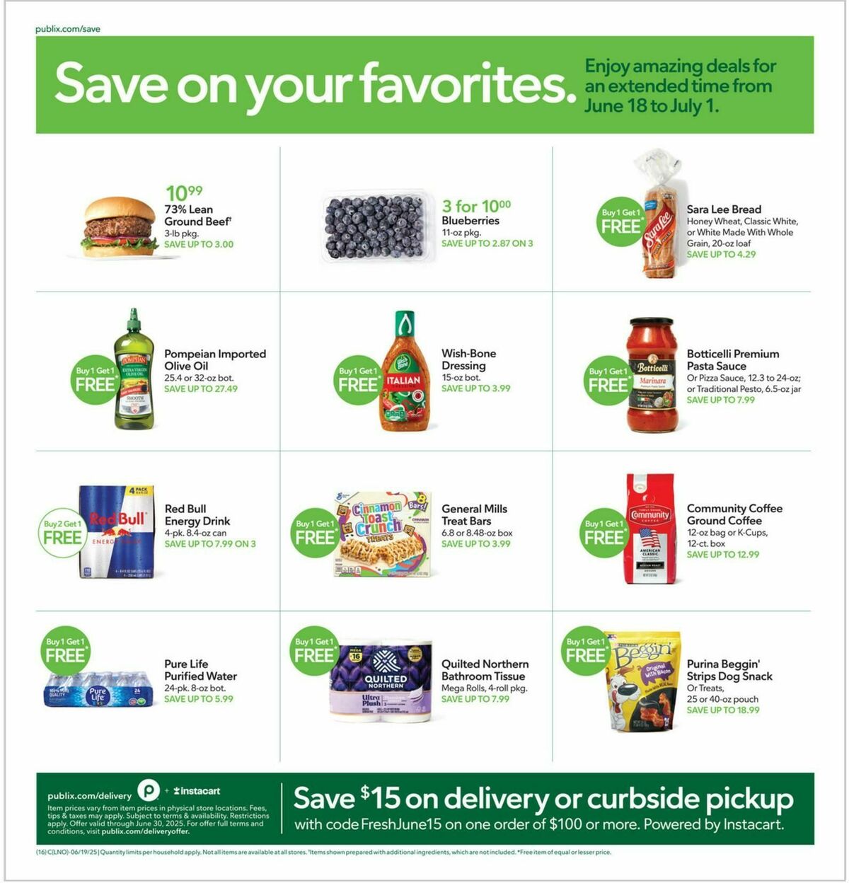 Publix Weekly Ad from June 25