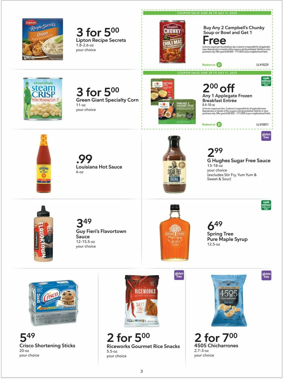 Publix Extra Savings Weekly Ad from June 28
