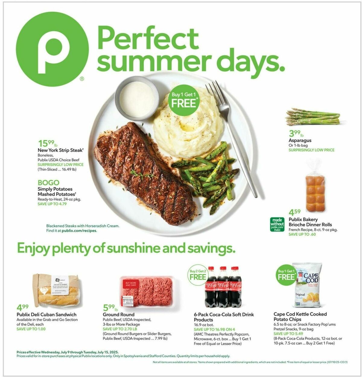 Publix Weekly Ad from July 9