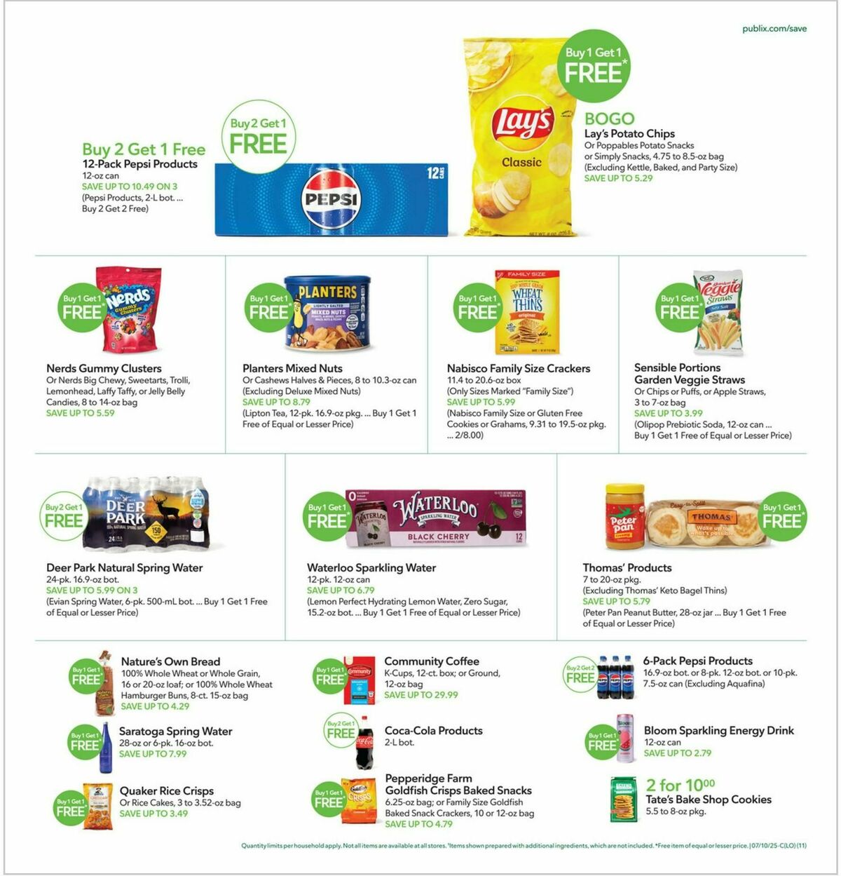 Publix Weekly Ad from July 9
