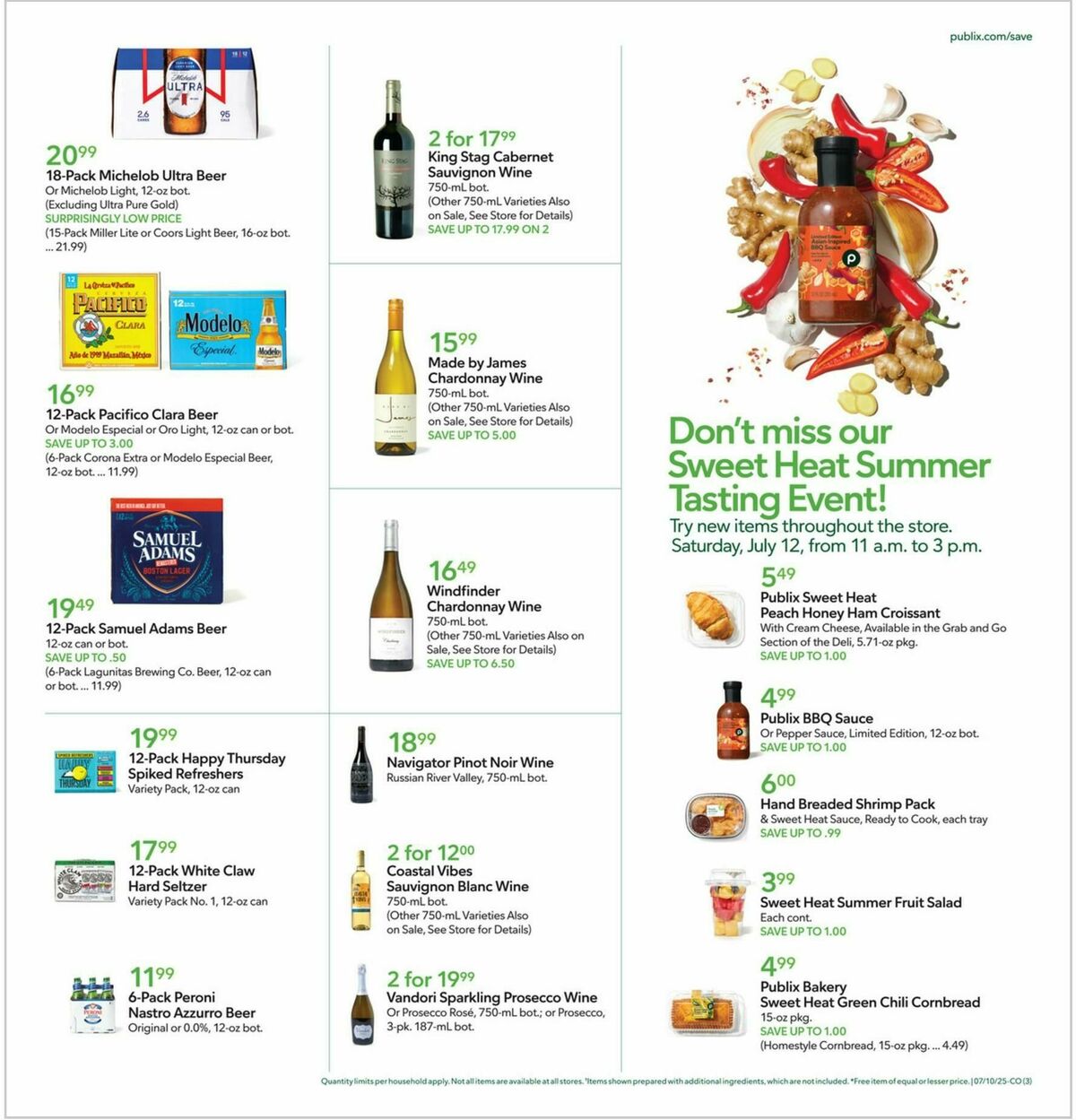 Publix Weekly Ad from July 9