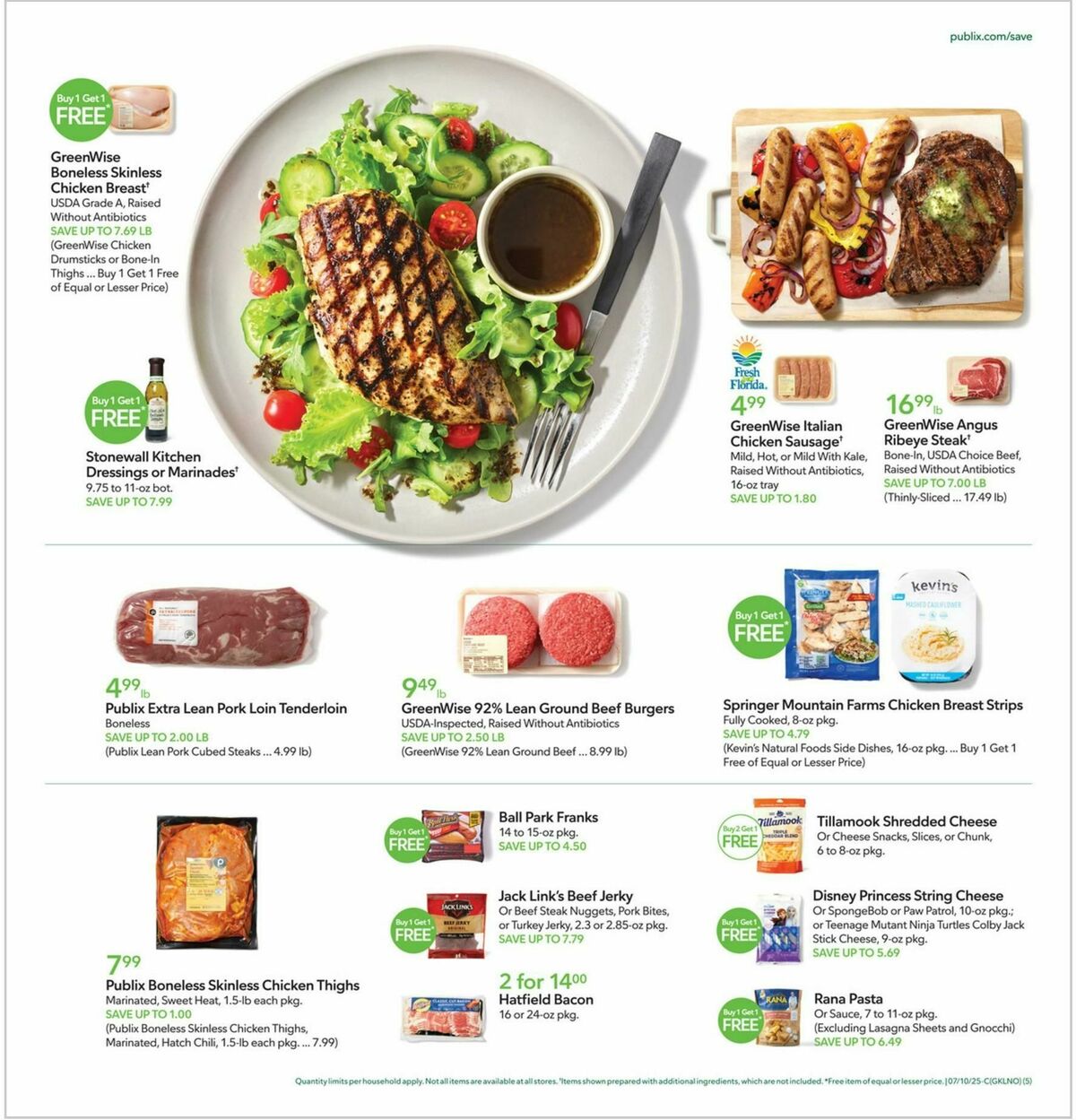 Publix Weekly Ad from July 9