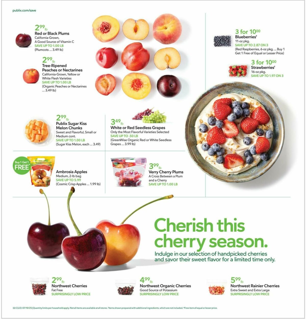 Publix Weekly Ad from July 9