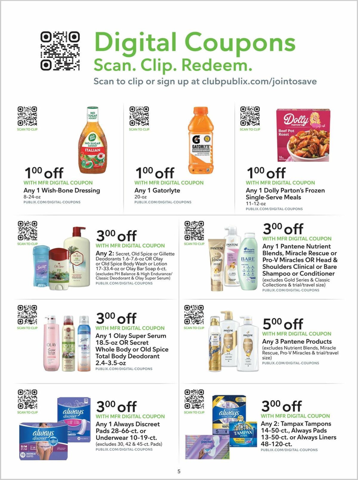 Publix Extra Savings Weekly Ad from July 12