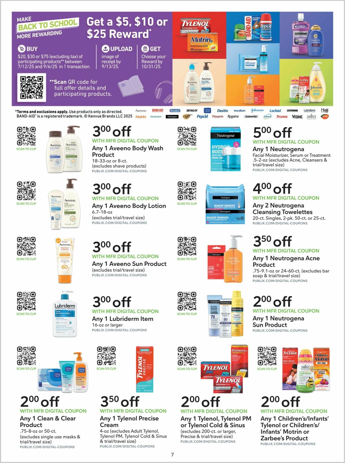 Publix Extra Savings Weekly Ad from July 12