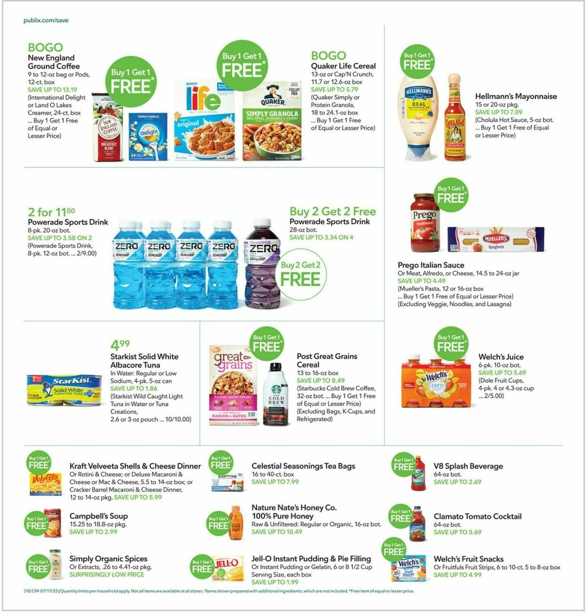 Publix Weekly Ad from July 16