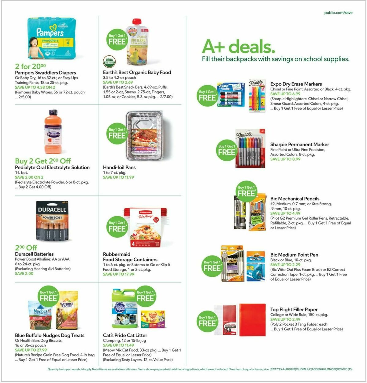 Publix Weekly Ad from July 16