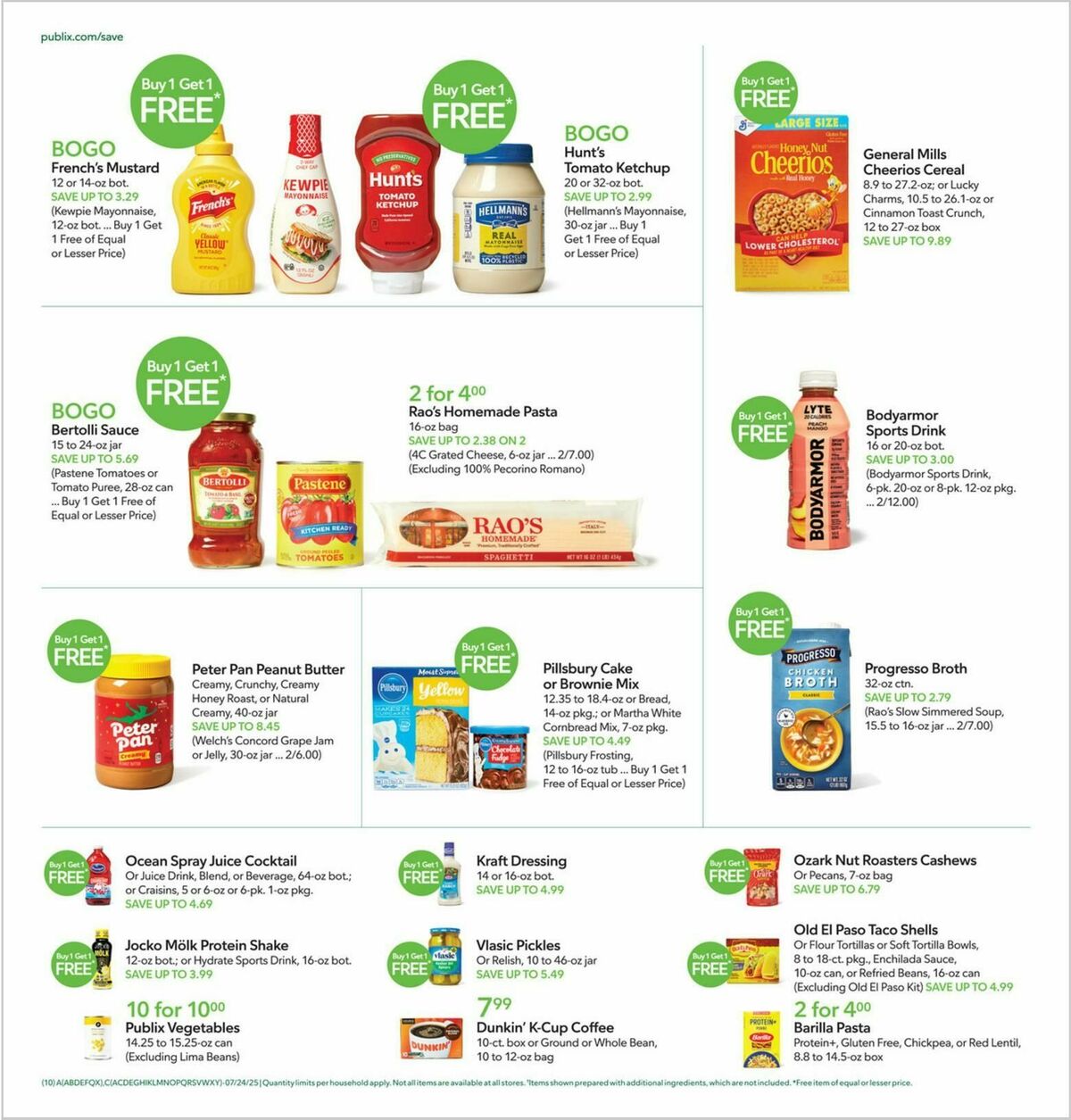 Publix Weekly Ad from July 23