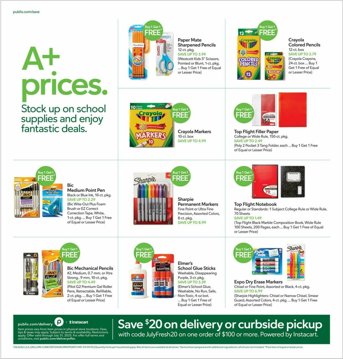 Publix Weekly Ad from July 23