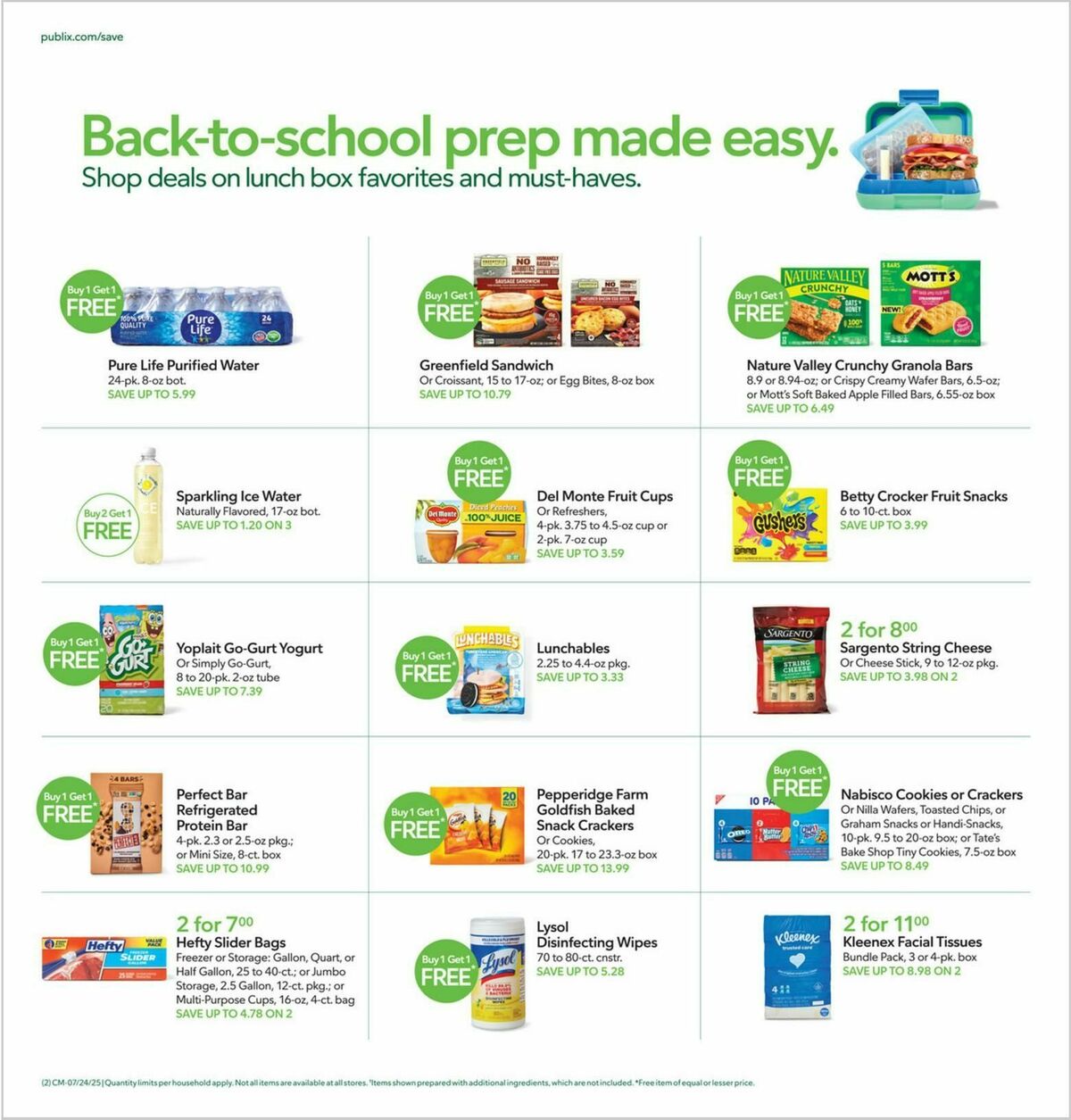 Publix Weekly Ad from July 23