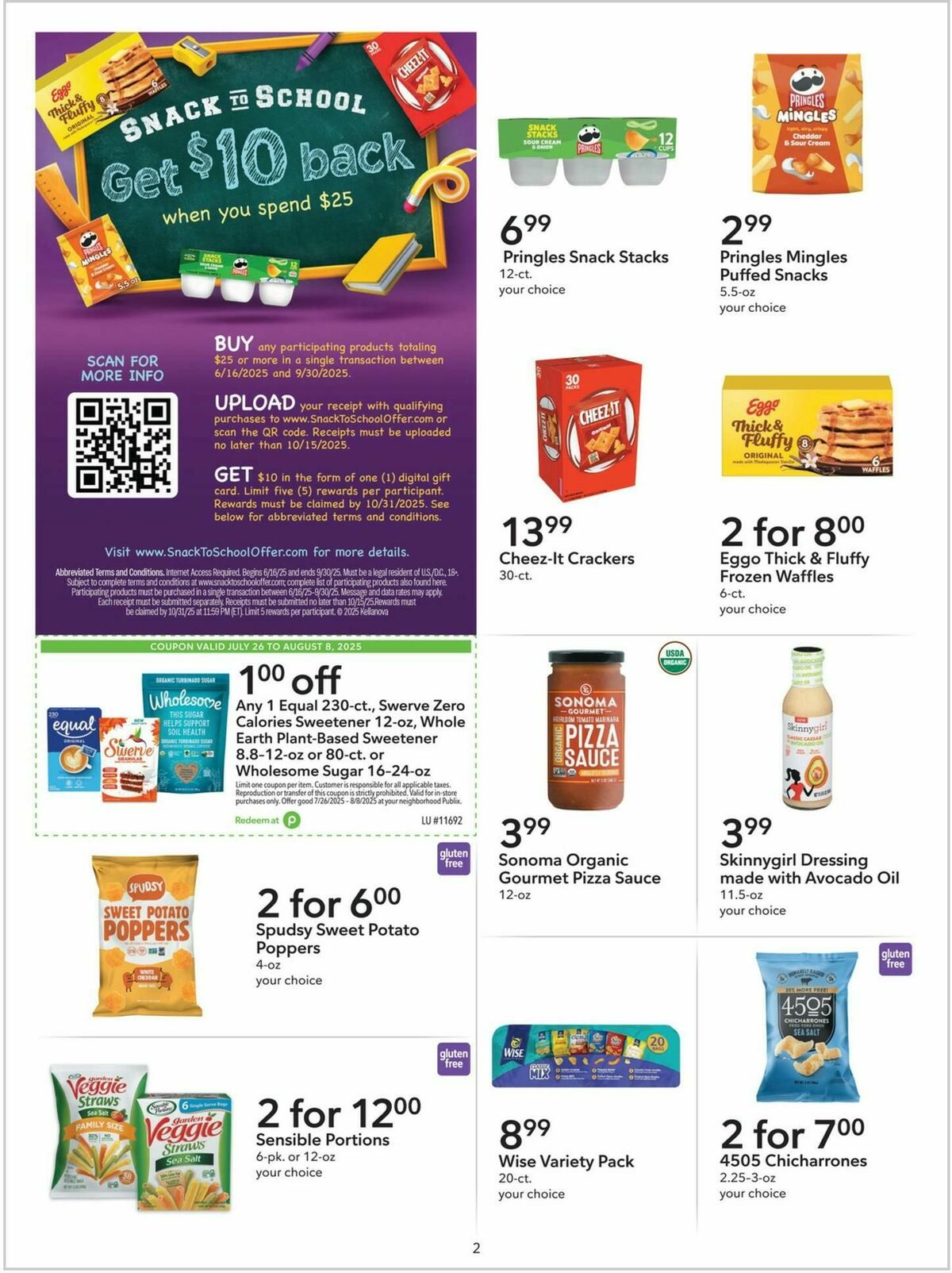 Publix Extra Savings Weekly Ad from July 26