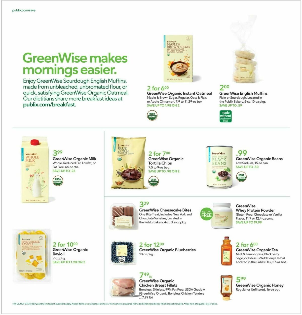 Publix Weekly Ad from July 30