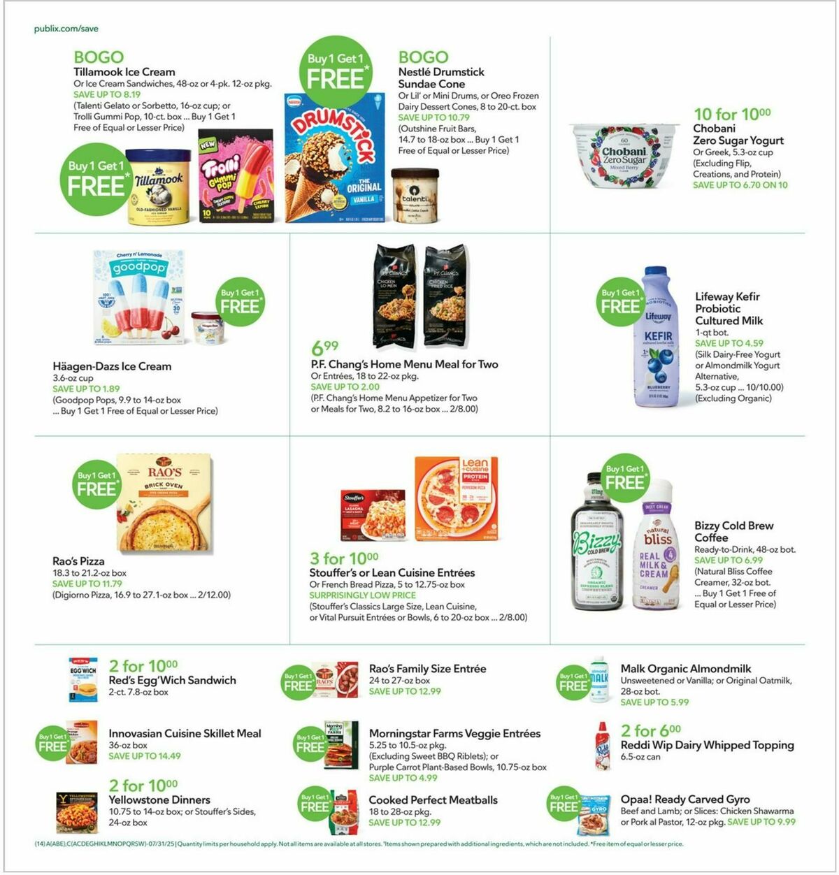 Publix Weekly Ad from July 30