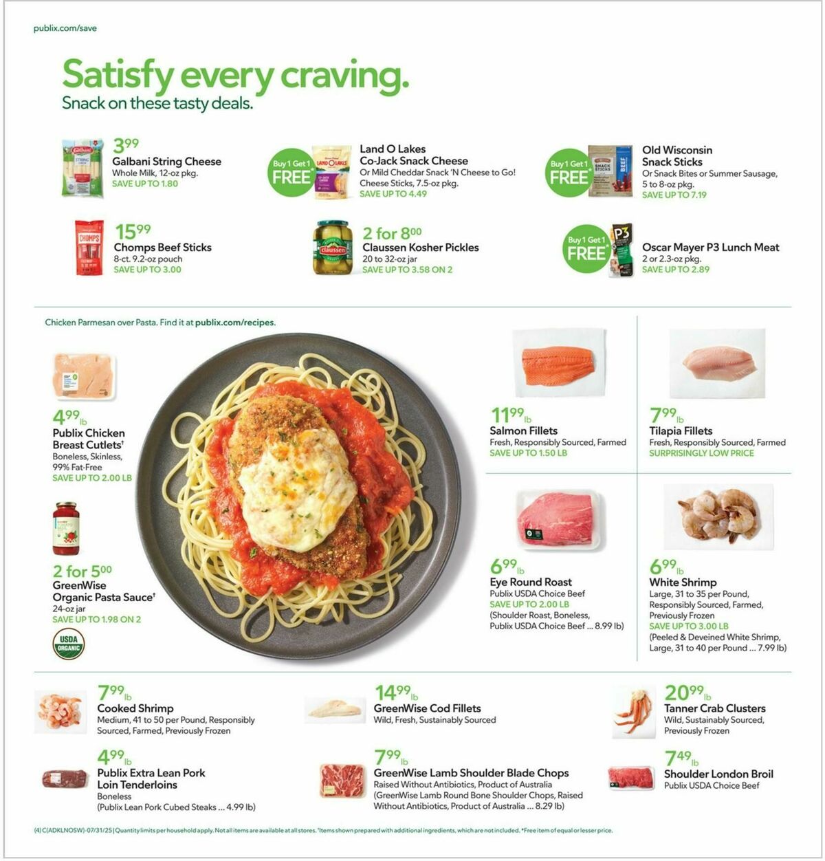 Publix Weekly Ad from July 30