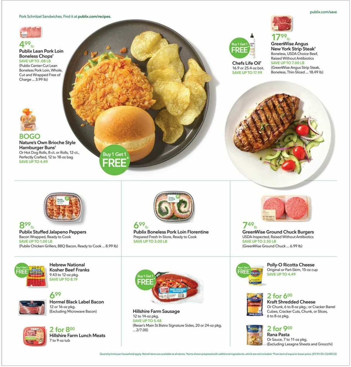 Publix Weekly Ad from July 30
